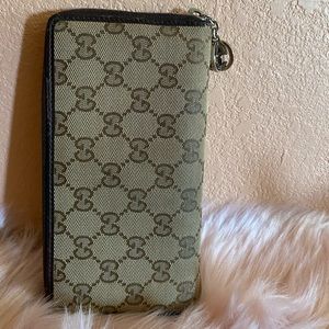 Authentic Gucci Wallet in canvas